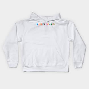 sunset season Kids Hoodie